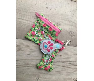 ITH Stickserie - Zipper Taschen "Hund"